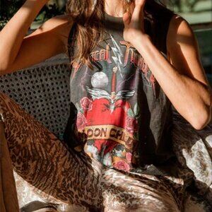 Mystical thunder moonchild boho heart graphic Tee